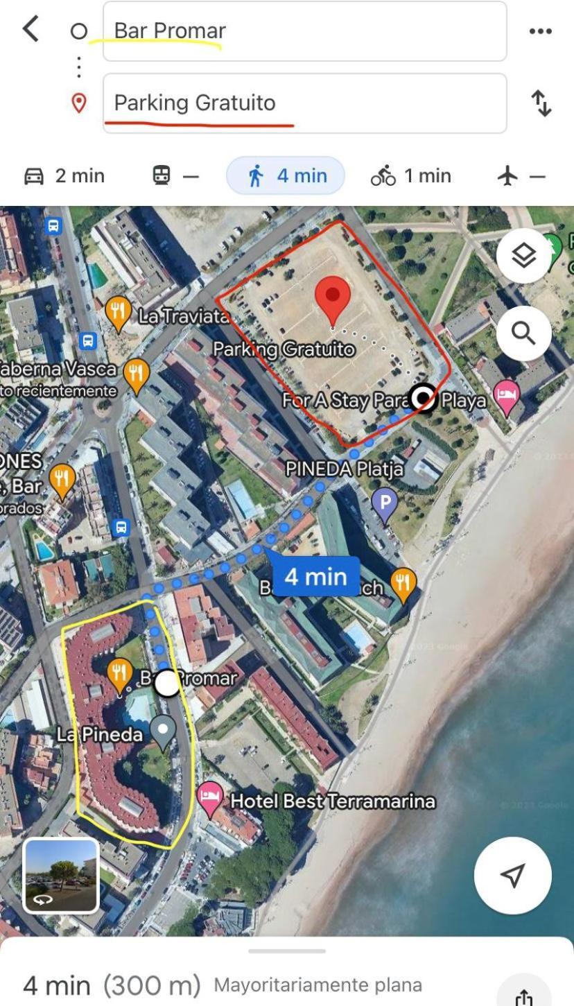 Estudio Con Vistas Al Mar Apartman La Pineda Kültér fotó